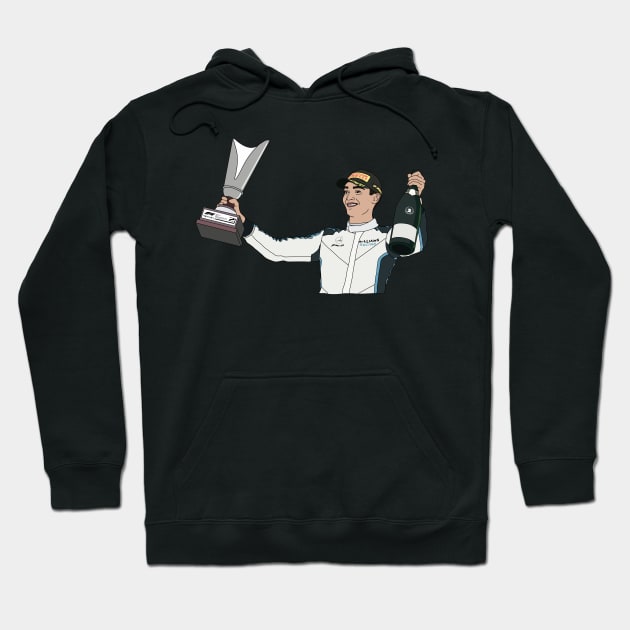 George Russell- Podium Hoodie by crashstappen